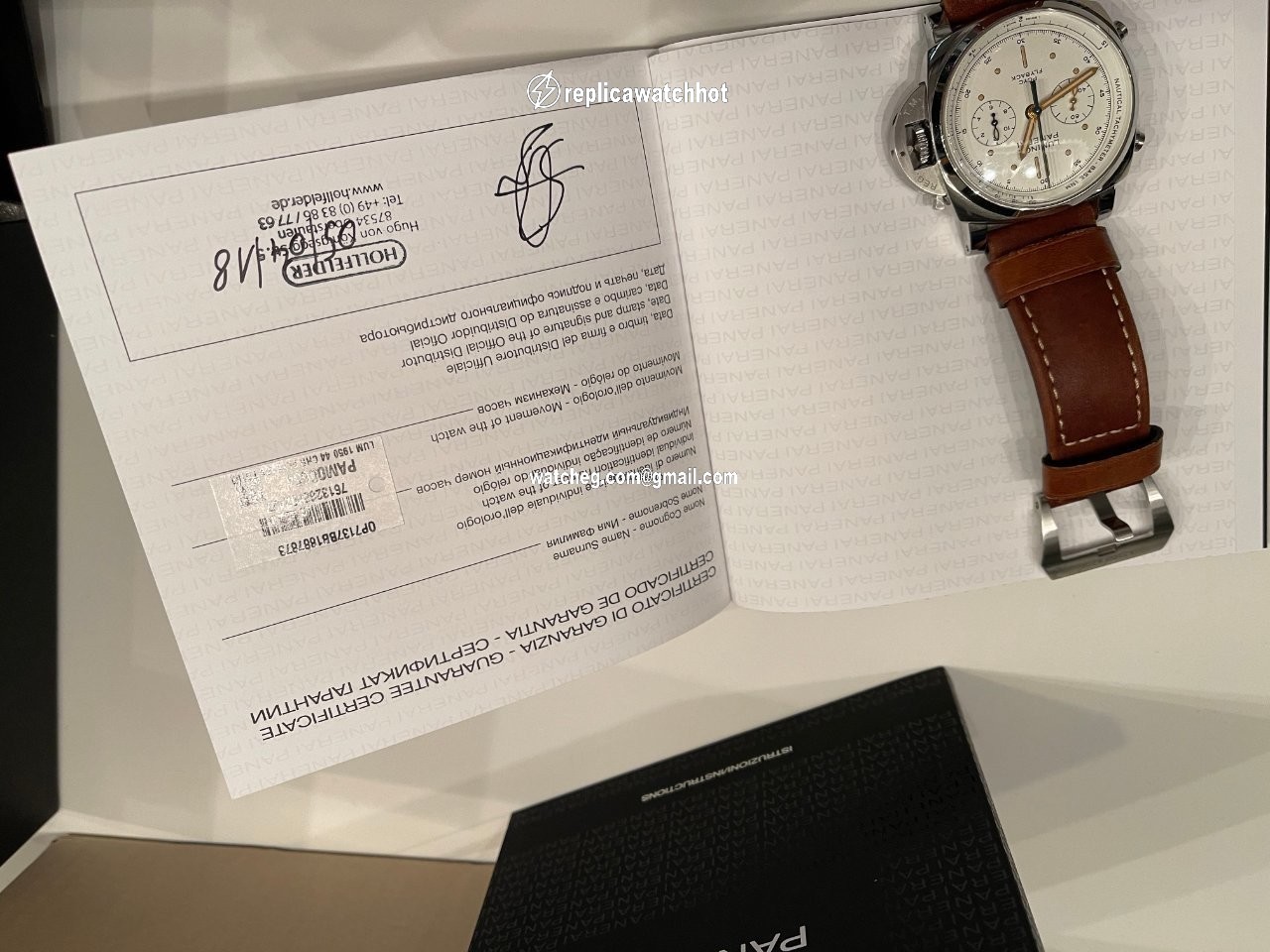 Panerai Luminor 1950 3 Days Chrono Flyback Mens watch Unisex Automatic Steel PAM 00654 4