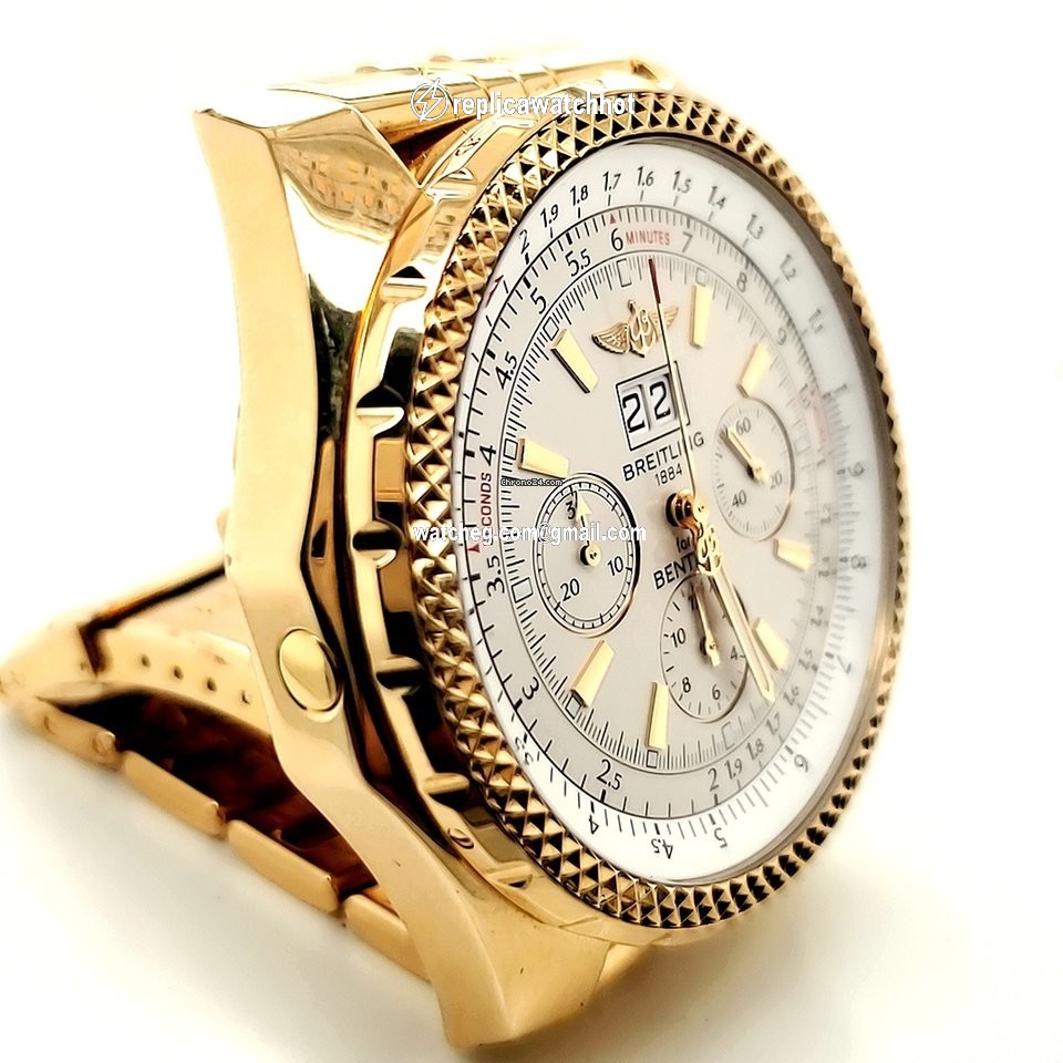 Breitling Bentley 6.75 Mens watch Unisex Automatic Yellow gold K44362 4