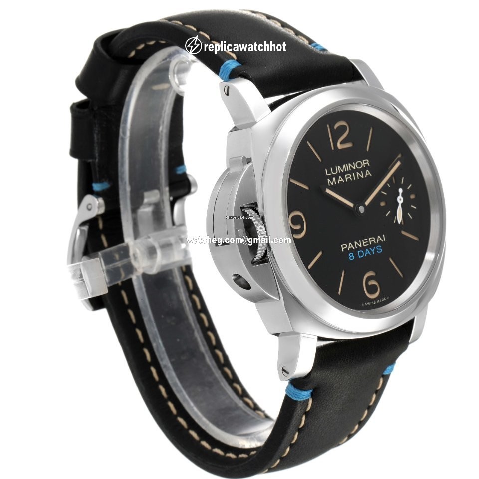Panerai Luminor Marina 8 Days Mens watch Unisex Manual winding Steel PAM00796 4