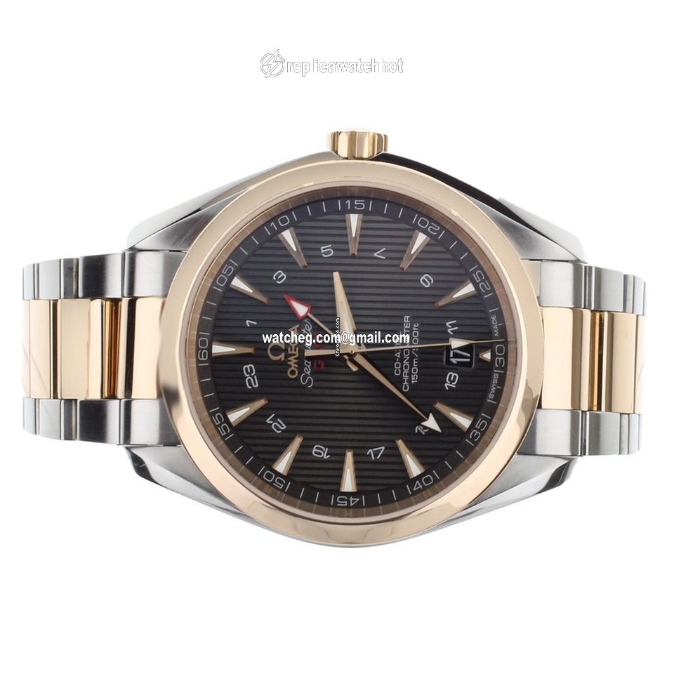 Omega Seamaster Aqua Terra Mens watch Unisex Automatic Gold Steel 23120432206003 4