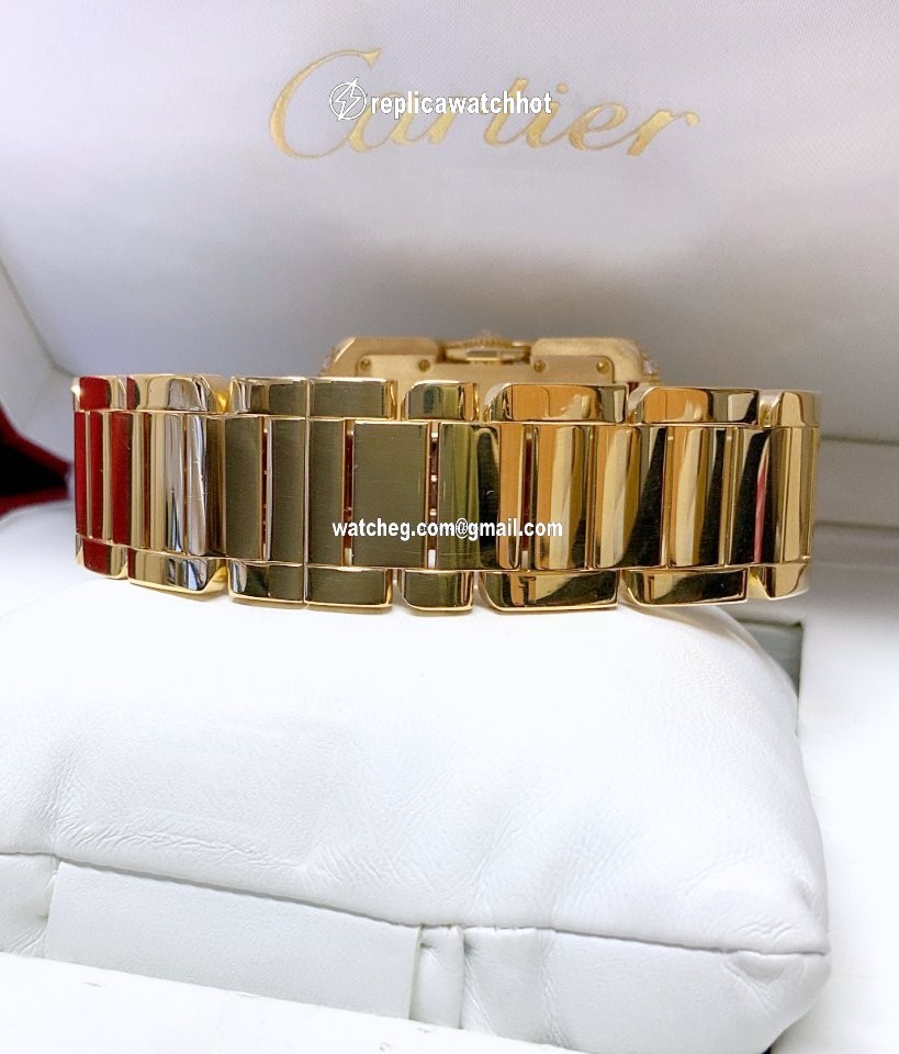 Cartier Tank Anglaise Womens watch Automatic Yellow gold wt100006 4