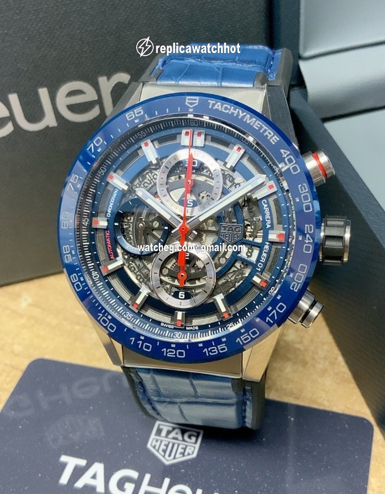 TAG Heuer Carrera Calibre HEUER 01 Mens watch Unisex Automatic Steel CAR201T.FC6406 4