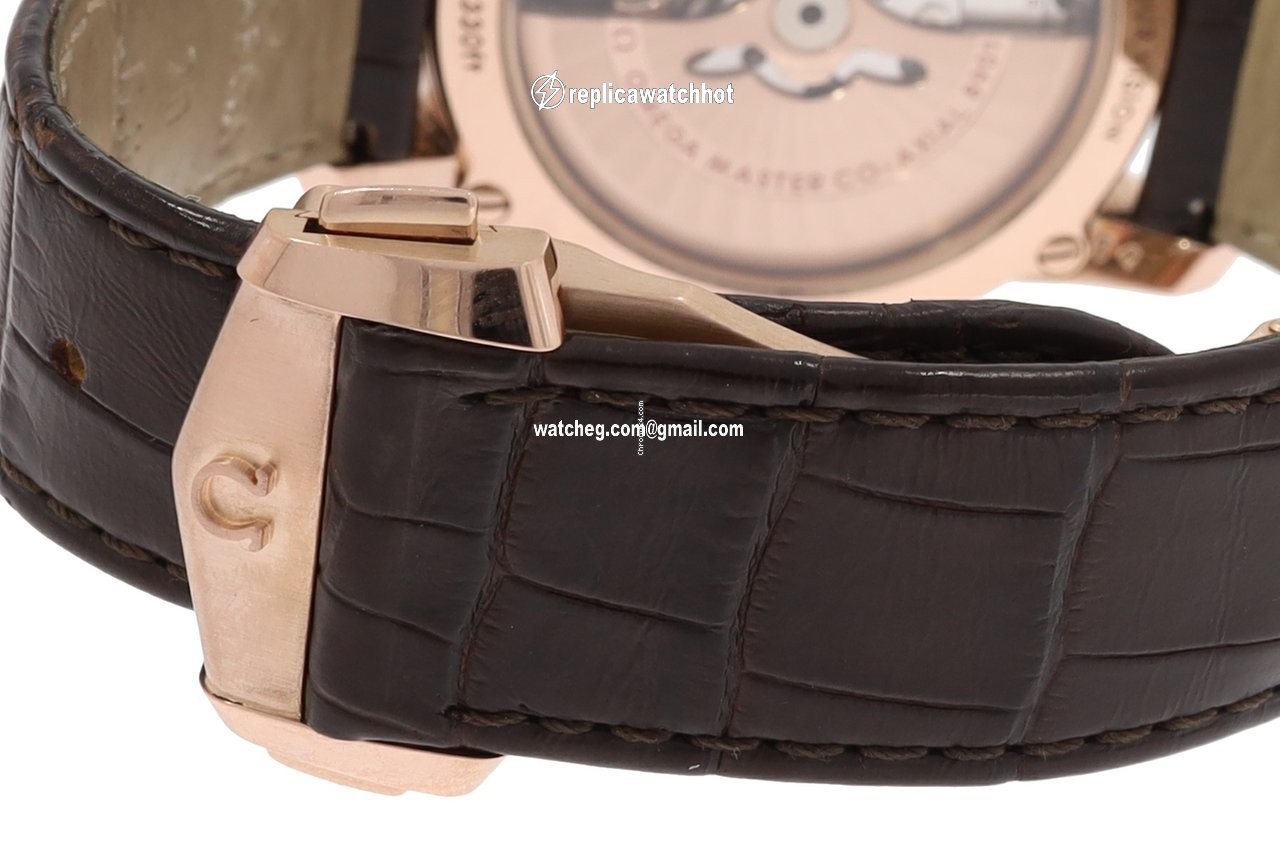 Omega De Ville Hour Vision Mens watch Unisex Automatic Rose gold 433.53.41.21.13.001 4