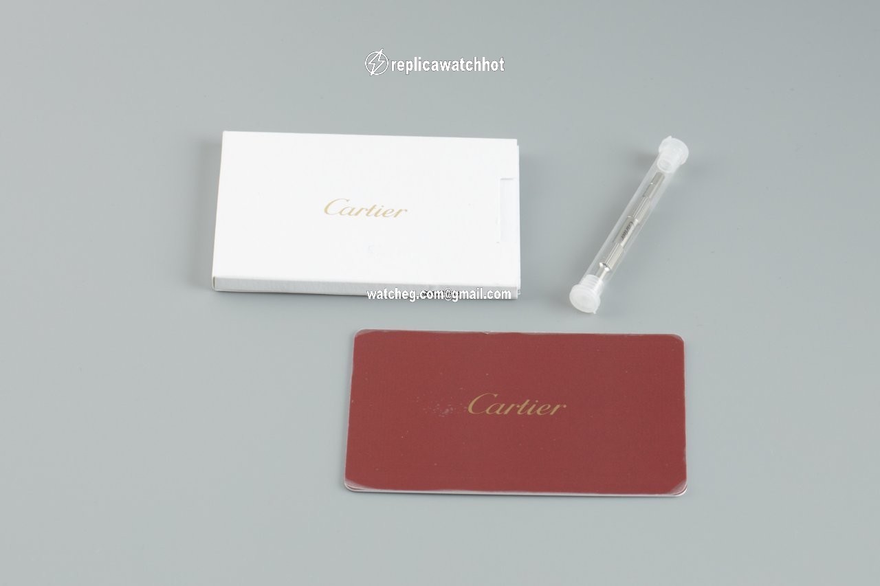 Cartier Santos Mens watch Unisex Automatic Red gold WGSA0011 4