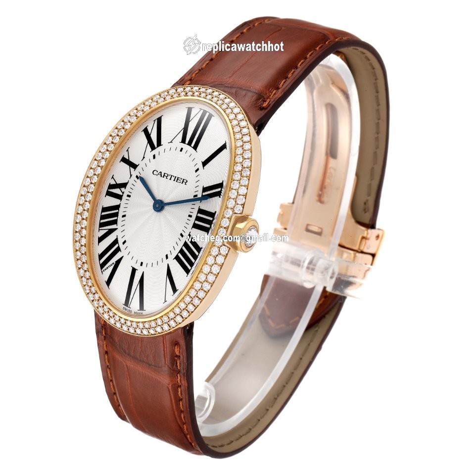 Cartier Baignoire Womens watch Manual winding Rose gold WB520005 4
