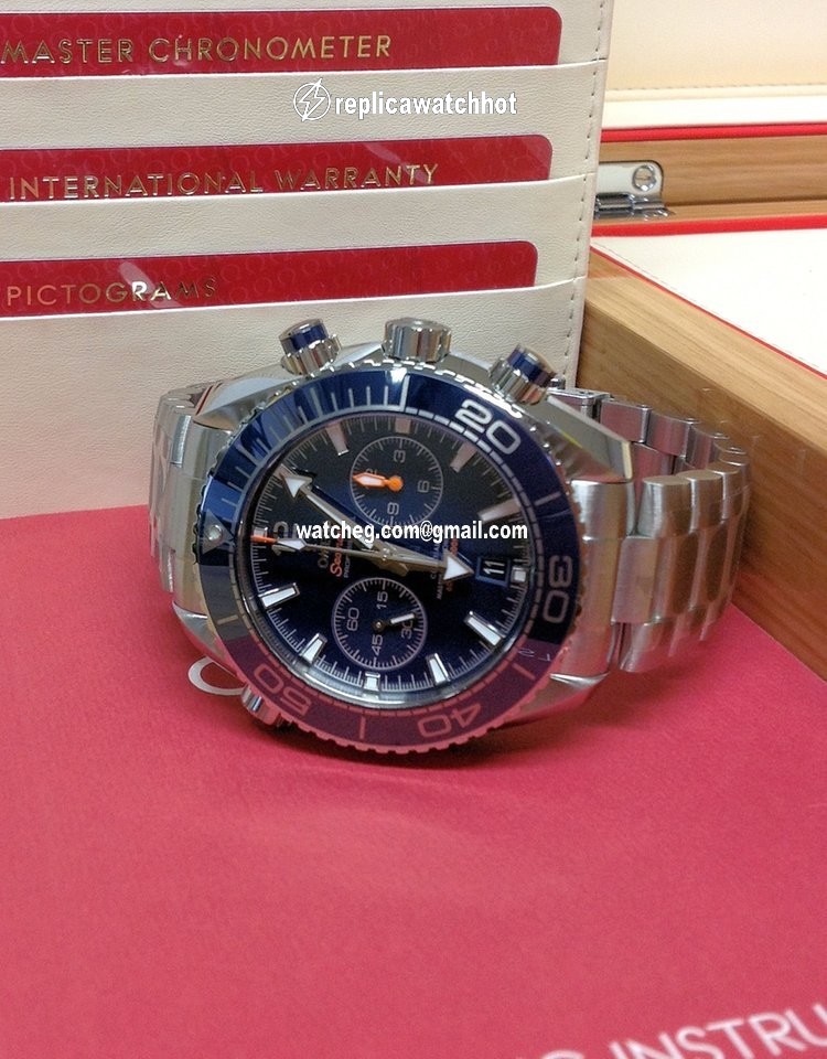 Omega Seamaster Planet Ocean Chronograph Mens watch Unisex Automatic Steel 215.30.46.51.03.001 4