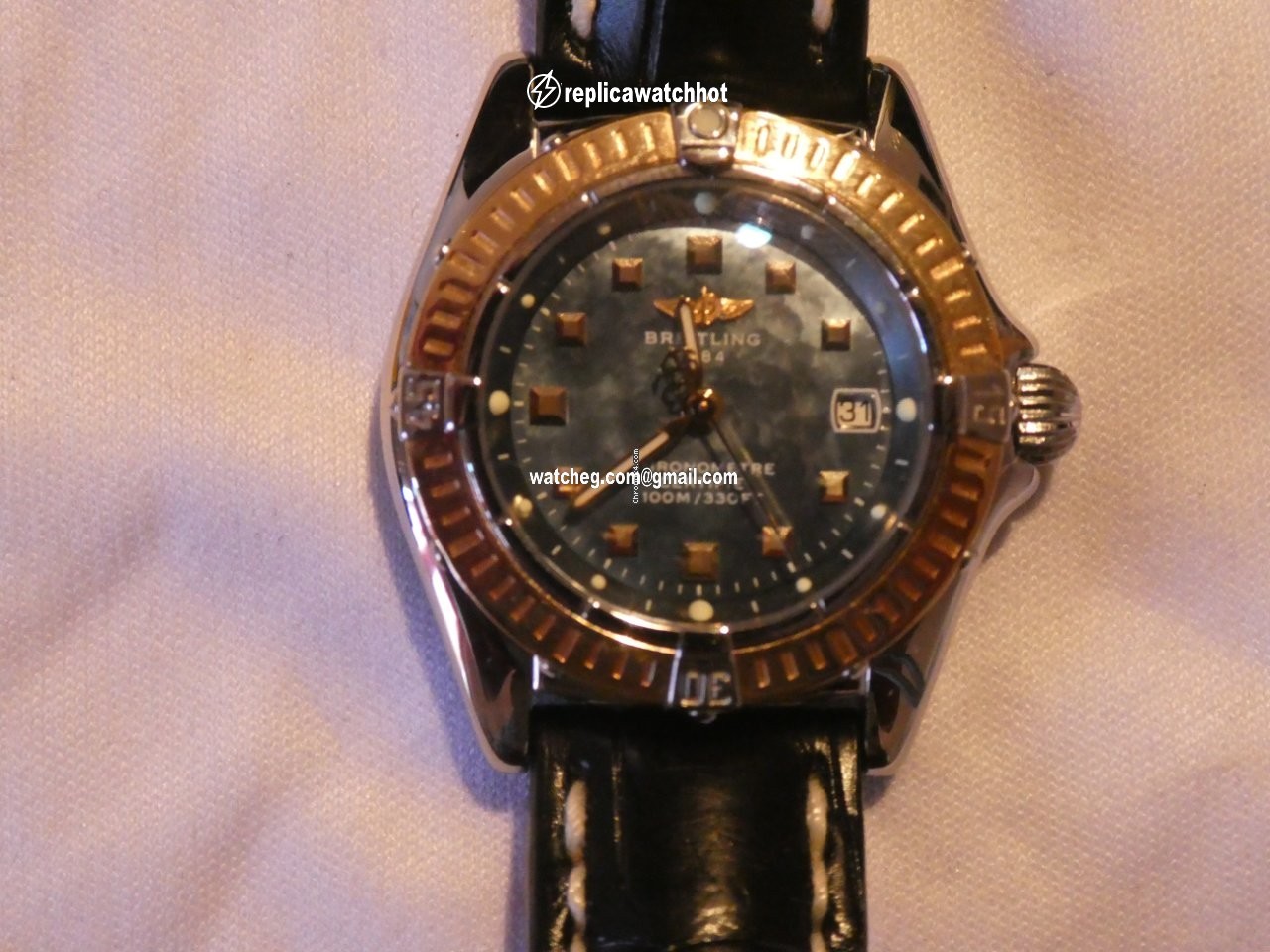 Breitling Callistino Womens watch Quartz Gold Steel D72345 4