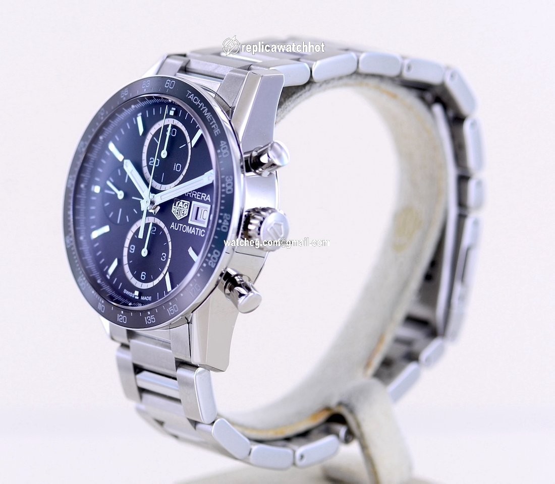 TAG Heuer Carrera Calibre 16 Mens watch Unisex Automatic Steel CV201AJ 4