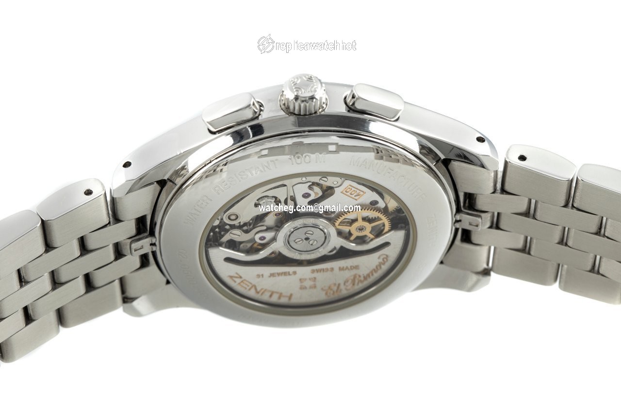 Zenith El Primero Chronograph Mens watch Unisex Automatic Steel 02.0500.400 4
