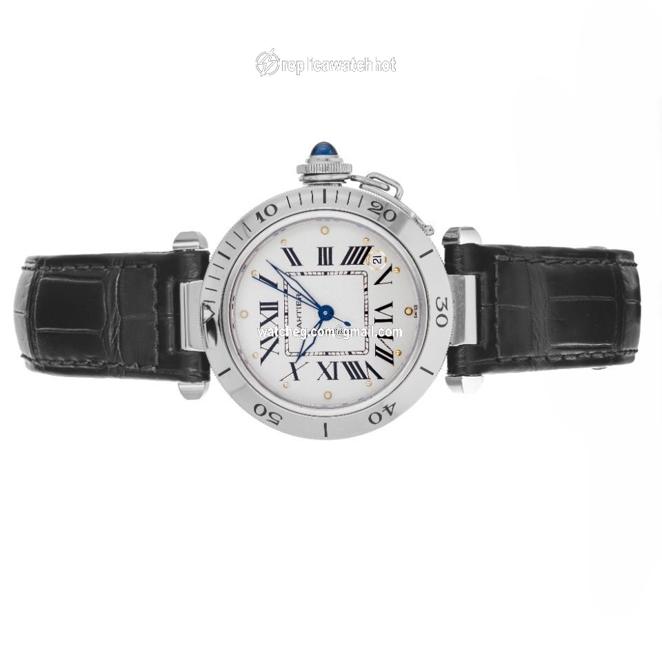Cartier Pasha Mens watch Unisex Automatic Steel W3100255  9287 4