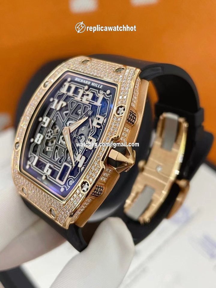 Richard Mille RM 67 Mens watch Unisex Automatic Rose gold Richard Mille Extra Flat RM67-01 RG 4
