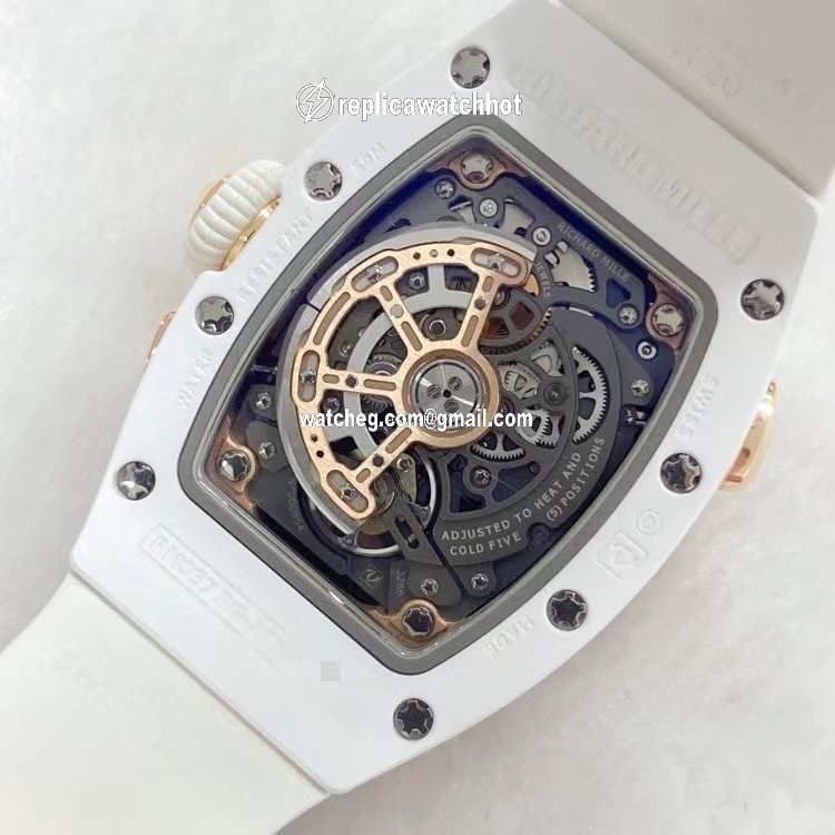 Richard Mille Womens watch Automatic White gold Richard Mille RM037 White Gold 4