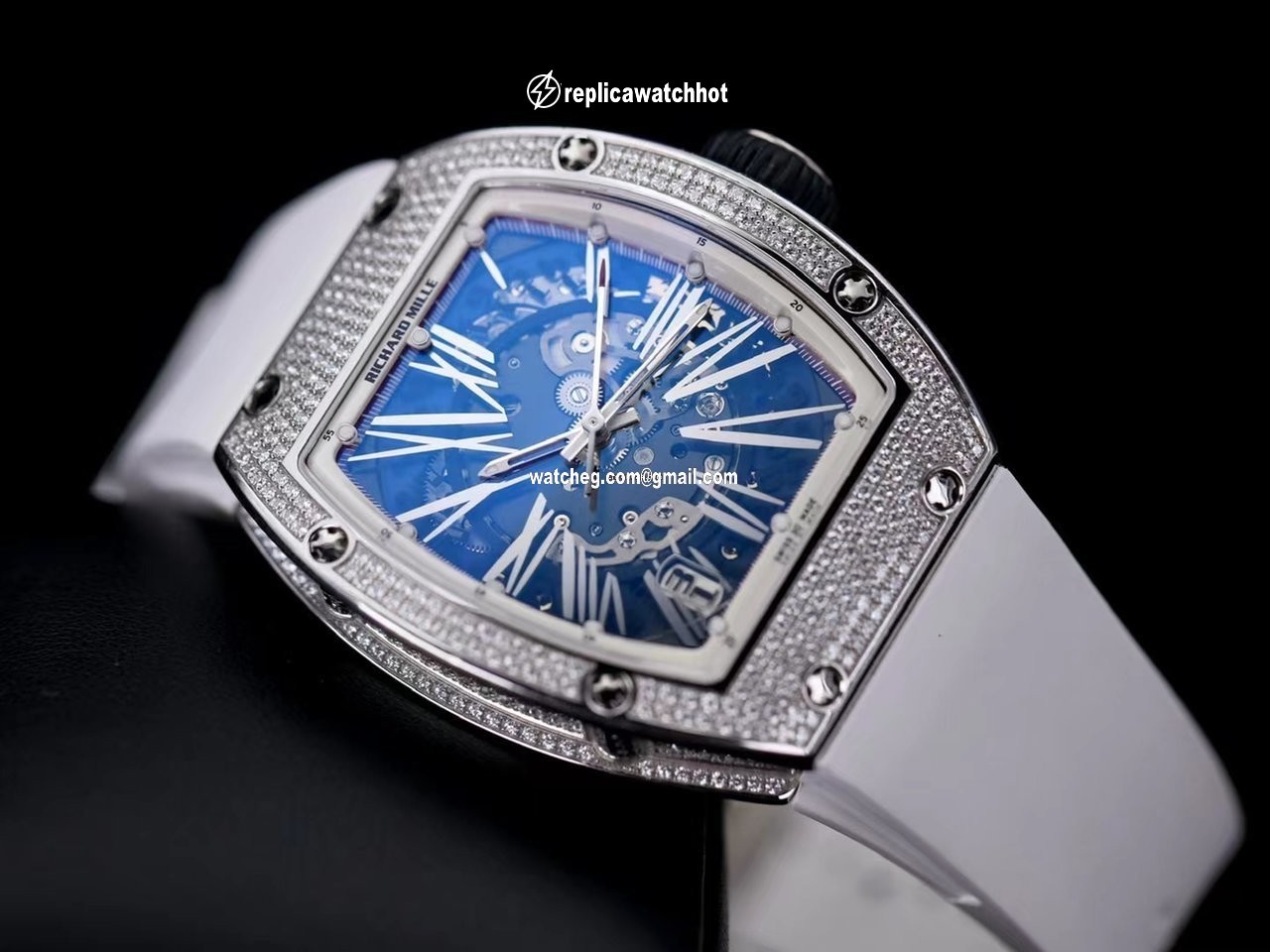 Richard Mille Mens watch Unisex Automatic White gold Richard Mille RM 023 White Gold 4
