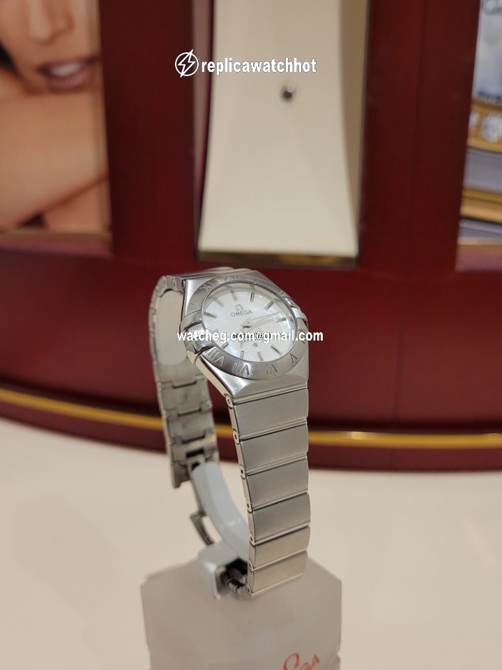 Omega Constellation Quartz Womens watch Quartz Steel 123.10.27.60.05.001 4