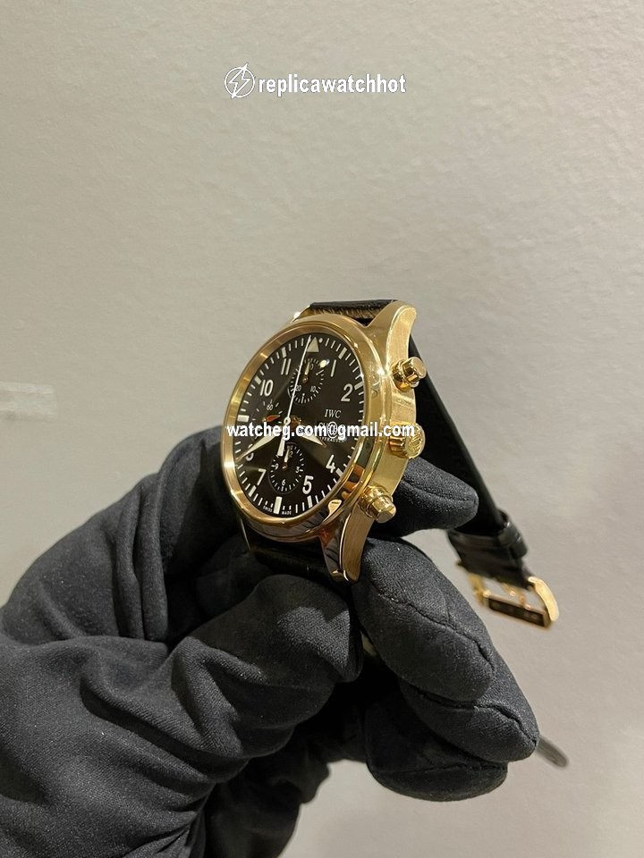 IWC Pilot Chronograph Mens watch Unisex Automatic Rose gold IW371713 4