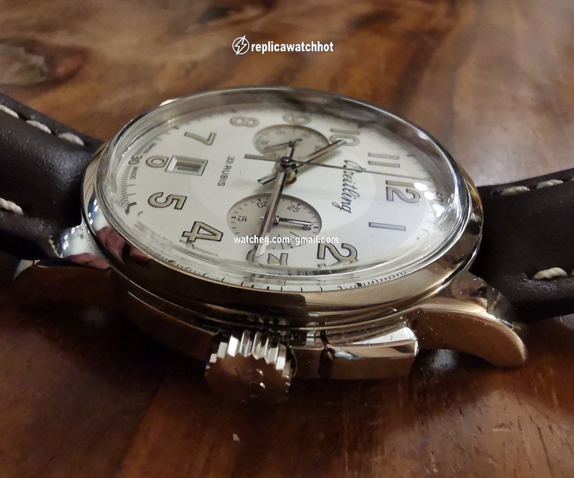 Breitling Transocean Chronograph 1915 Mens watch Unisex Manual winding Steel AB141112 G799 743P 4