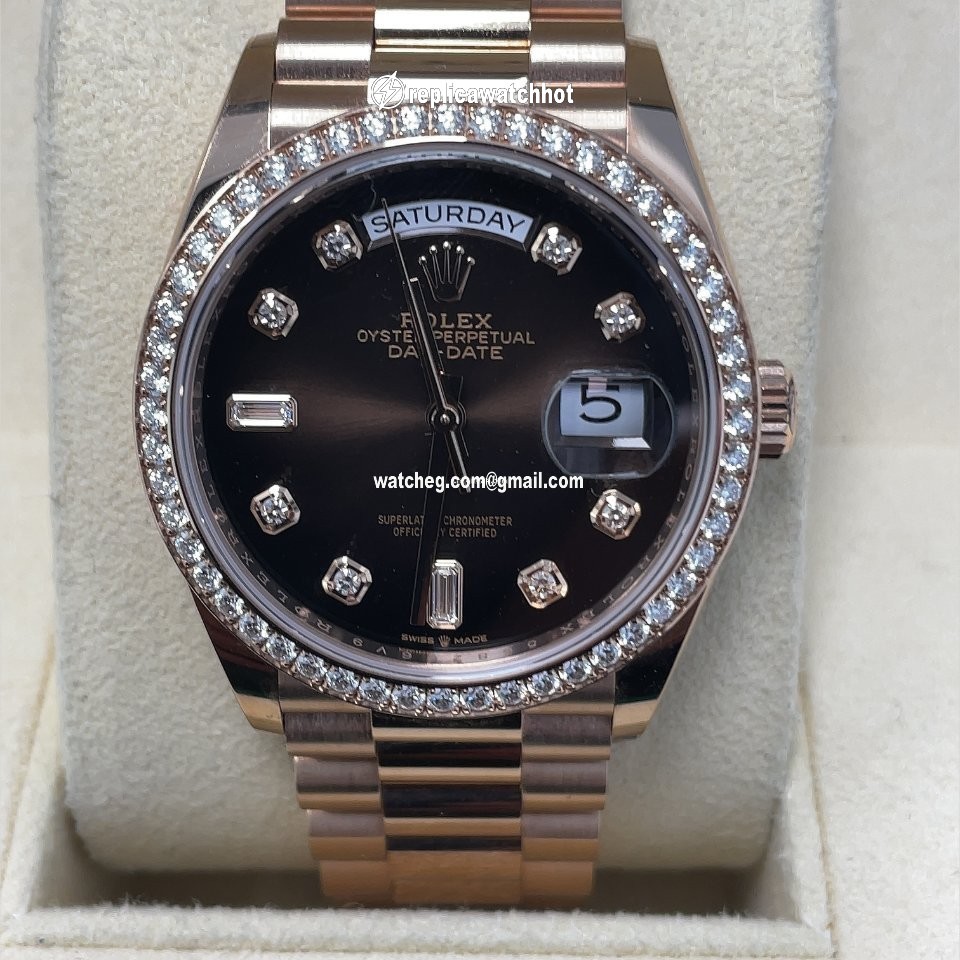 Rolex Day-Date 36 Mens watch Unisex Rose gold Automatic 128349RBR 4
