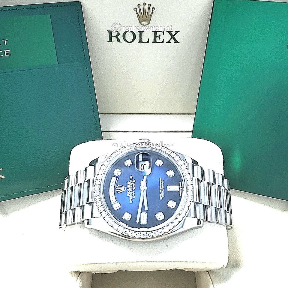 Rolex Day-Date 36 Mens watch Unisex White gold Automatic 128345RBR 4
