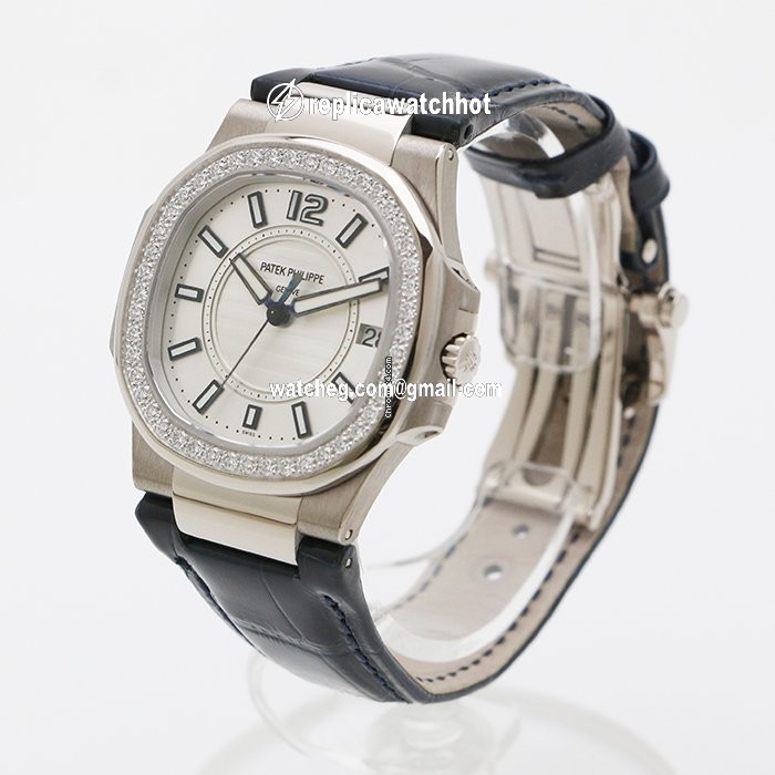 Patek Philippe Nautilus Quartz White gold 7010G-001 4