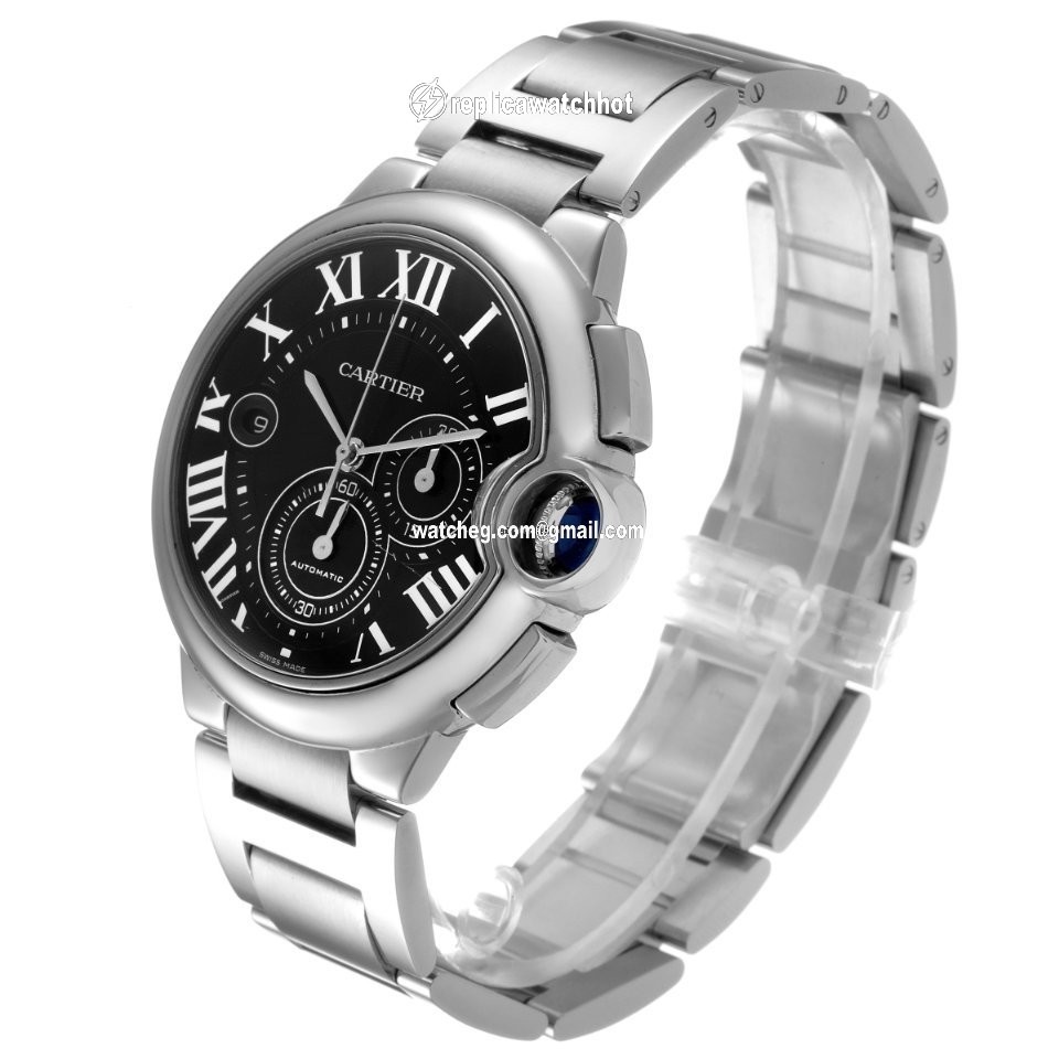 Cartier Ballon Bleu 44mm Mens watch Unisex Automatic Steel W6920077 4