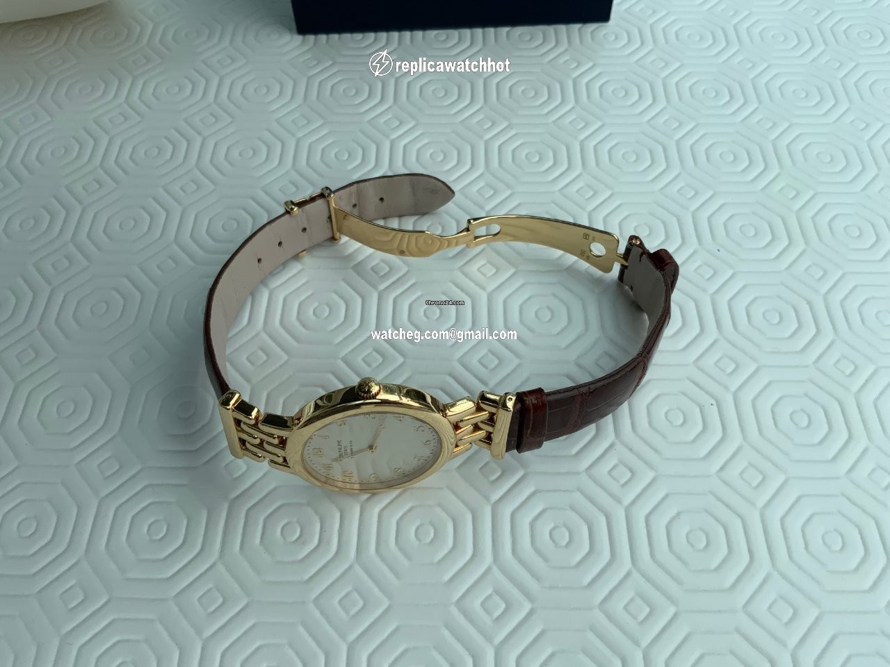 Patek Philippe Calatrava Mens watch Unisex Manual winding Yellow gold 3915J Case no. 2.923.211 4
