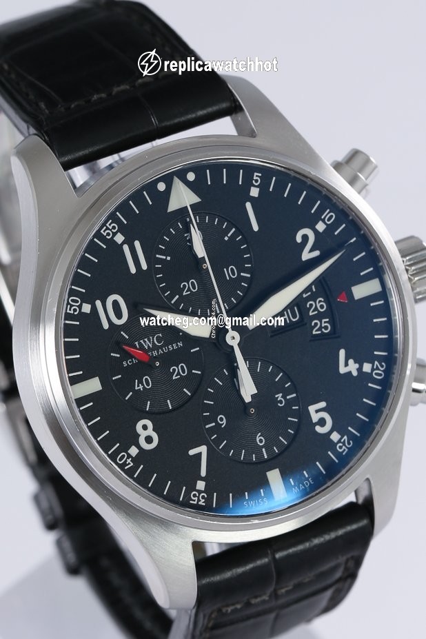 IWC Pilot Chronograph Mens watch Unisex Automatic Steel IW3777-01 4