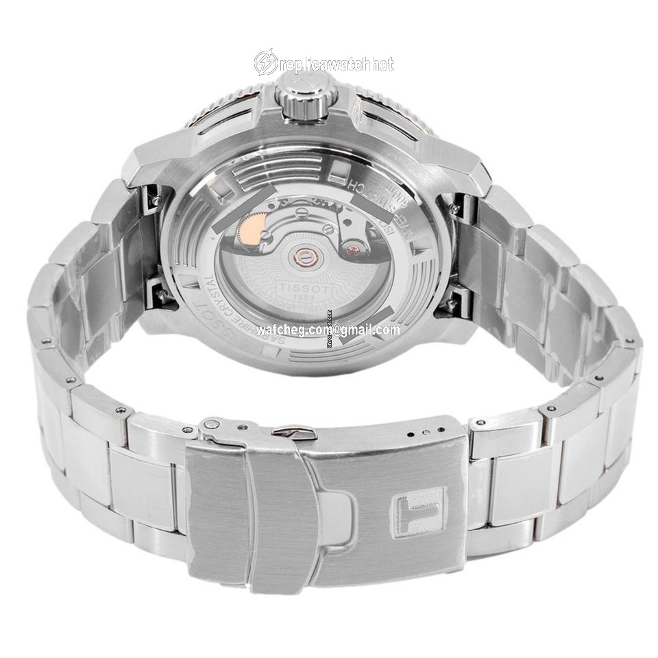 Tissot Mens watch Unisex Automatic Steel T1206071104101 4