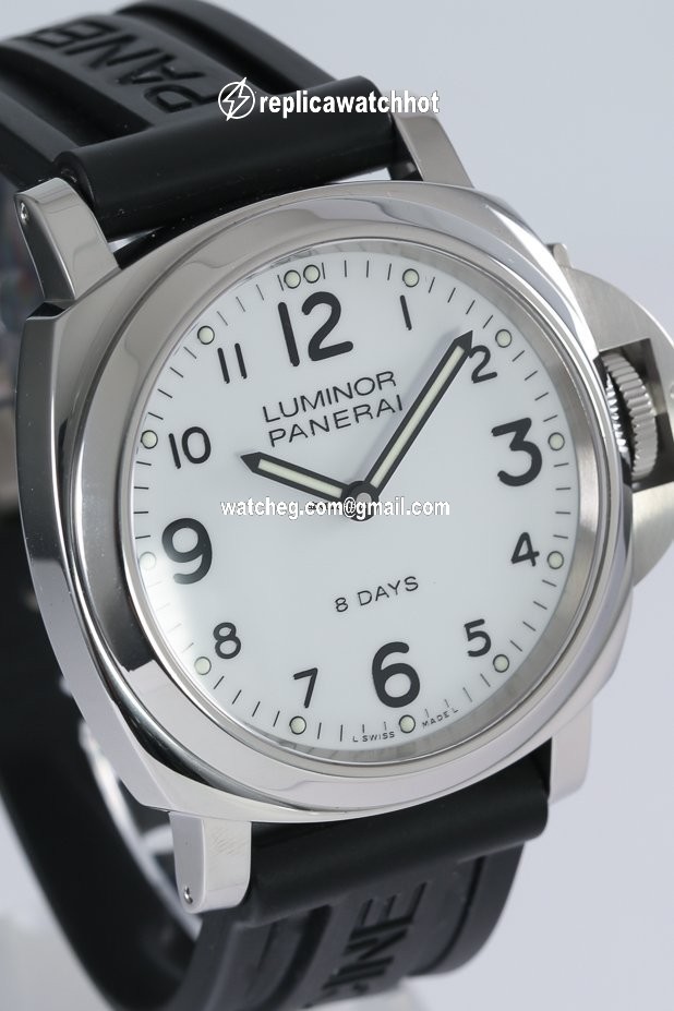 Panerai Luminor Base 8 Days Mens watch Unisex Manual winding Steel PAM 00561 4