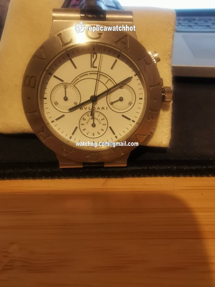 Bulgari Diagono Mens watch Unisex Automatic White gold CHW40GAM 4