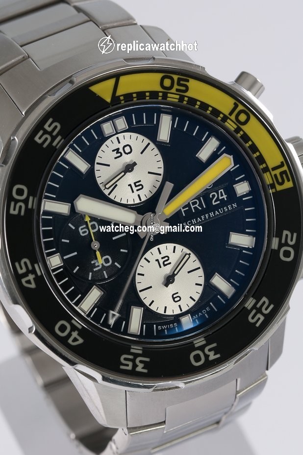 IWC Aquatimer Chronograph Mens watch Unisex Automatic Steel IW376702 4