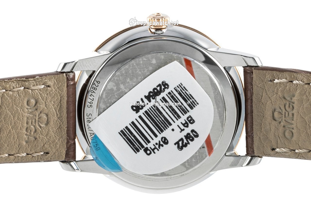 Omega De Ville Prestige Womens watch Quartz Gold Steel 424.23.27.60.09.001 4