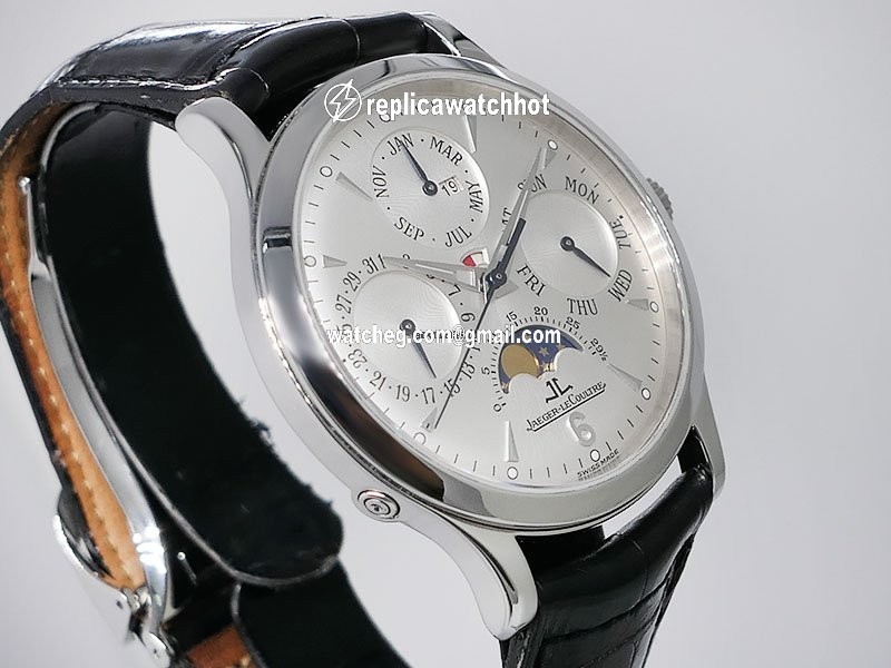 Jaeger-LeCoultre Master Ultra Thin Perpetual Mens watch Unisex Automatic Steel 140.8.80.S 4