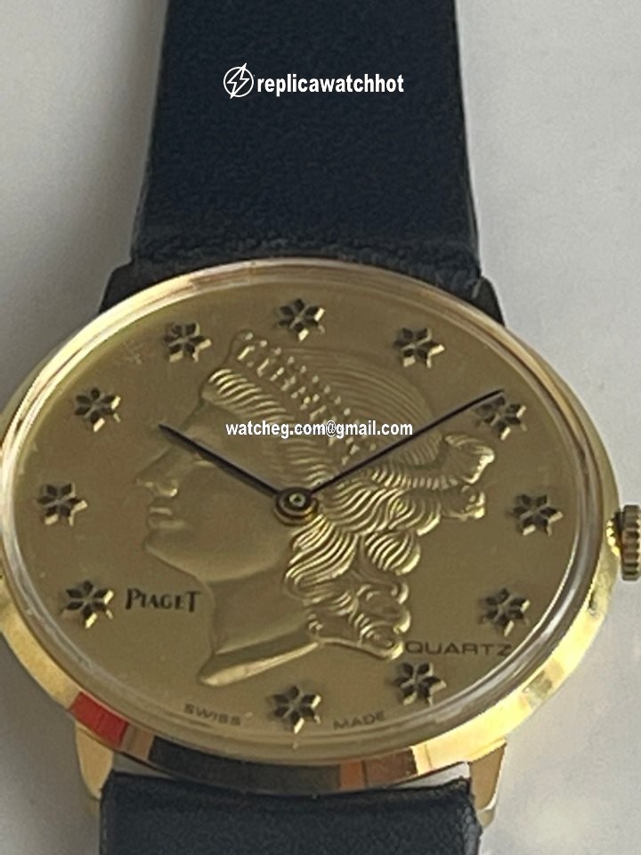 Piaget Mens watch Unisex Quartz Yellow gold 3350 4