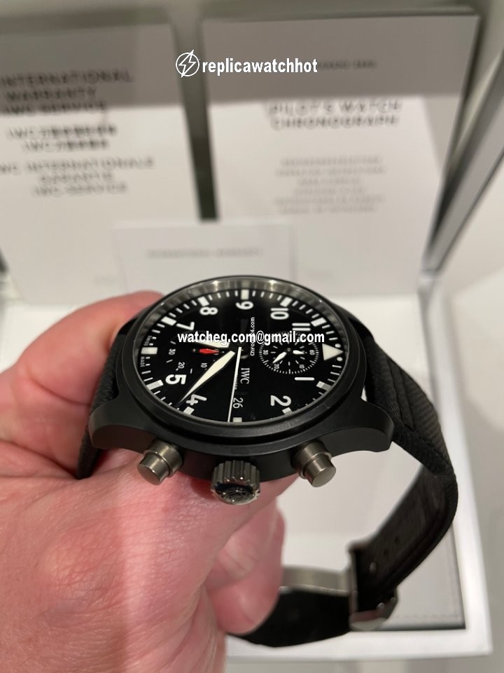 IWC Pilot Chronograph Top Gun Mens watch Unisex Automatic Ceramic IW389001 4