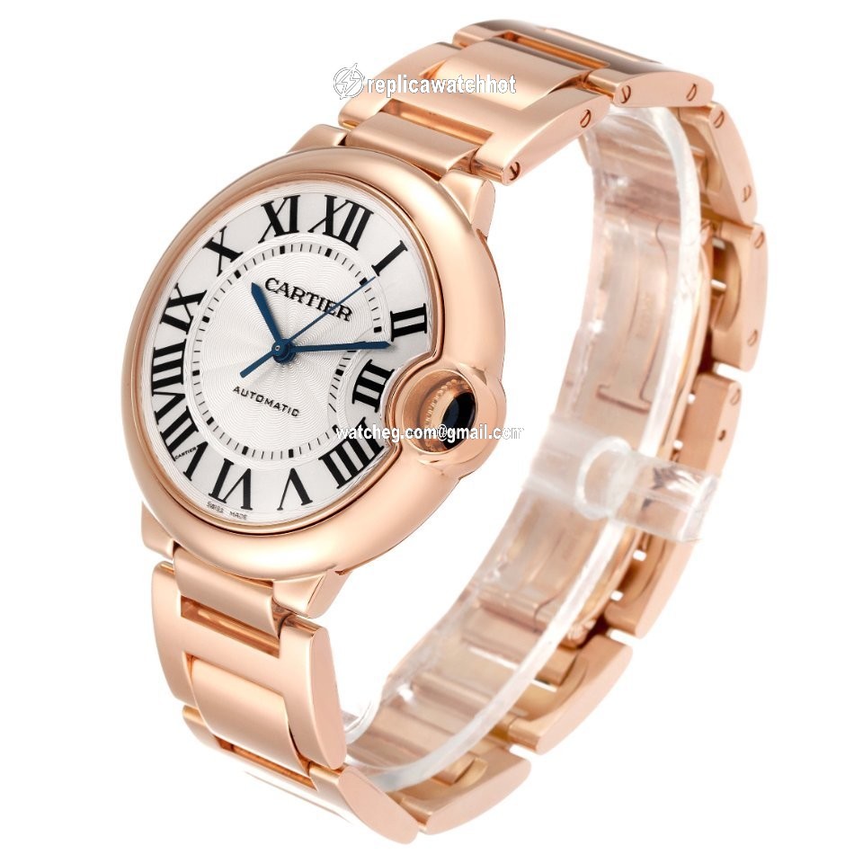 Cartier Ballon Bleu 36mm Womens watch Automatic Rose gold W69004Z2 4