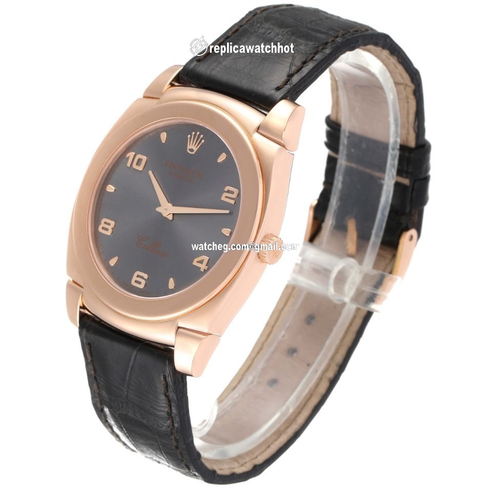 Rolex Cellini Mens watch Unisex Rose gold Manual winding 5330 4