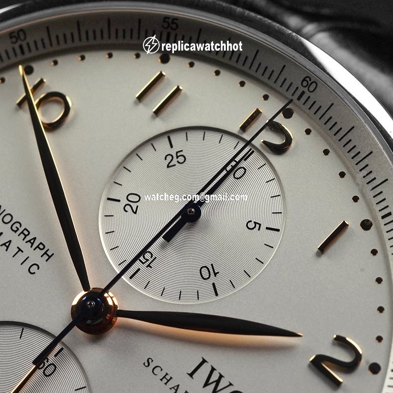 IWC Portuguese Chronograph Mens watch Unisex Steel IW3714-45 4