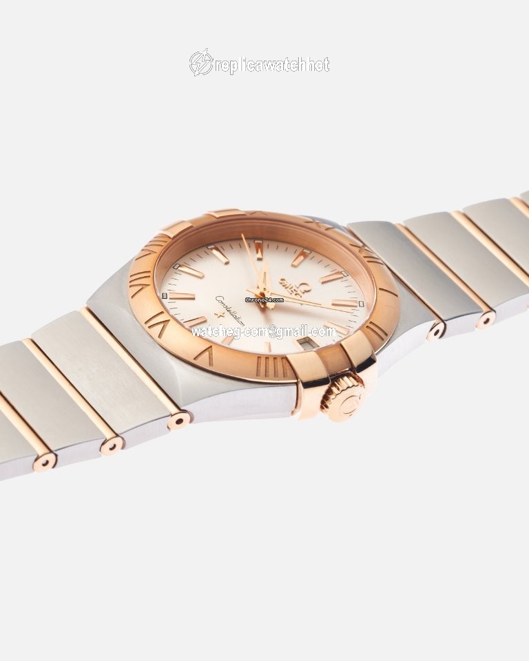Omega Constellation Quartz Mens watch Unisex Quartz Gold Steel 123.20.35.60.02.001 4