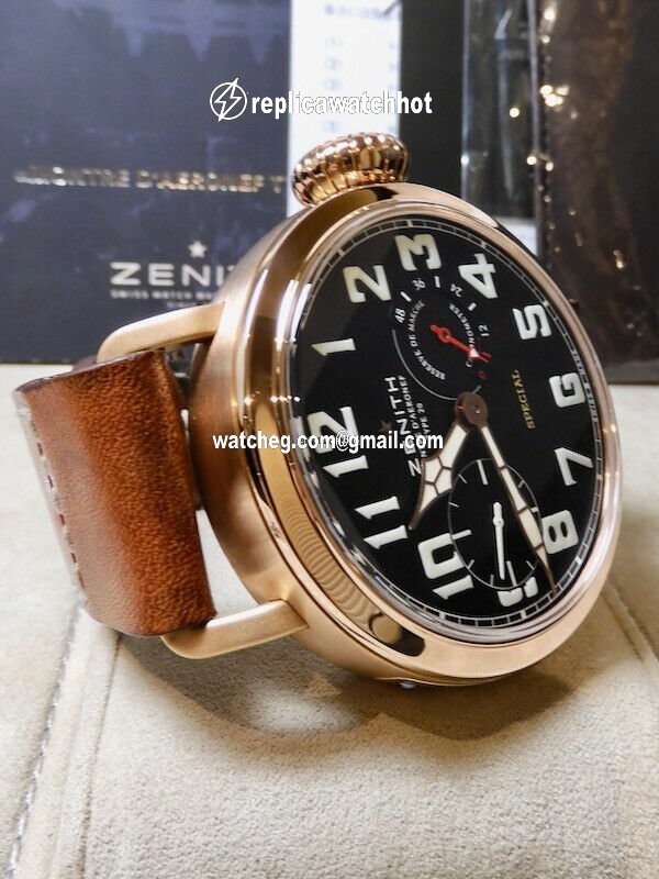 Zenith Pilot Manual winding Rose gold 18.2420.5011 21.C723 4