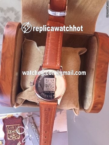 Zenith Pilot Mens watch Unisex Manual winding Steel 010270180 4