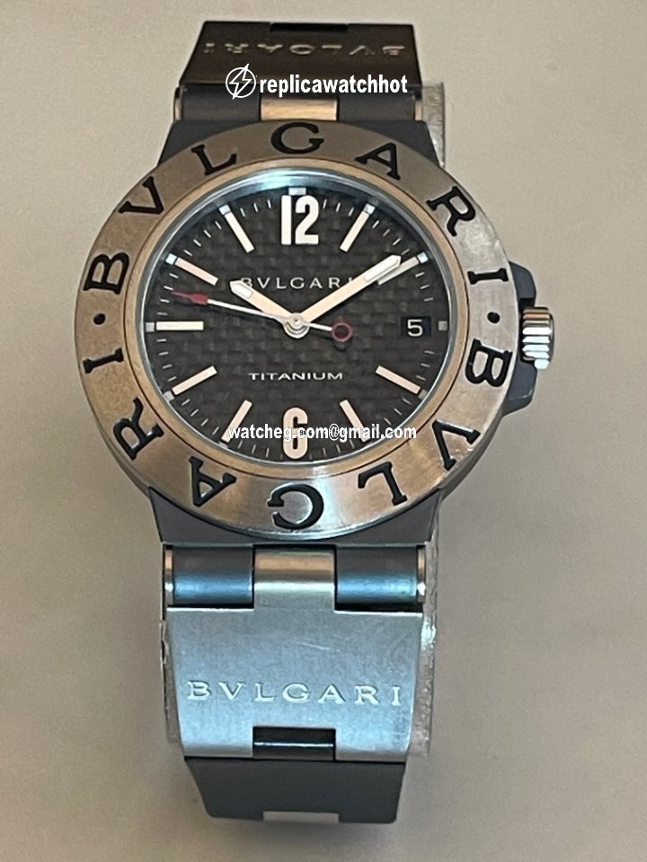 Bulgari Diagono Mens watch Unisex Automatic Titanium TI 38 TA 4