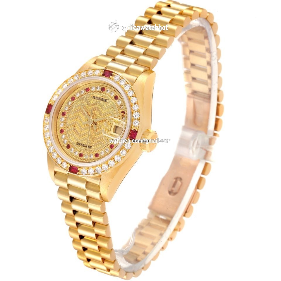 Rolex Lady-Datejust Womens watch Yellow gold Automatic 69068 4