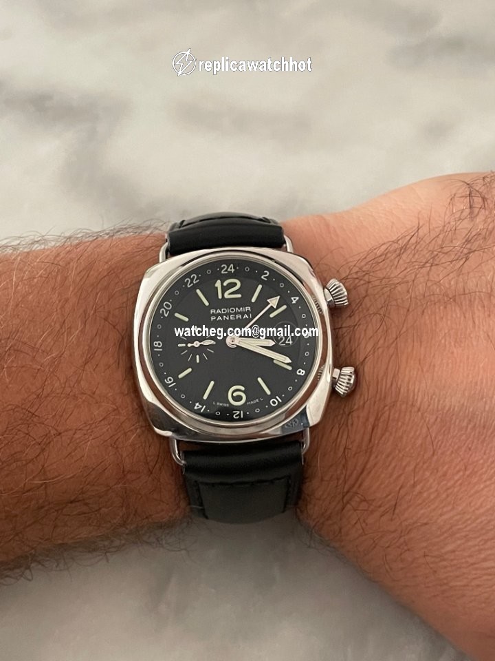 Panerai Radiomir GMT Mens watch Unisex Automatic Steel PAM 00184 4