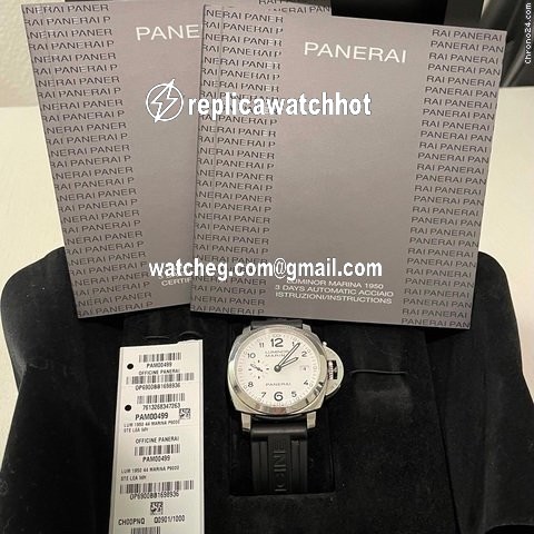Panerai Luminor Marina 1950 3 Days Automatic Mens watch Unisex Automatic Steel PAM 00499 4