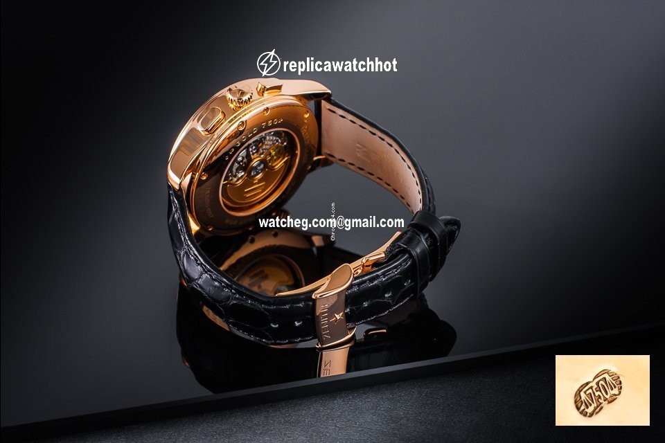 Zenith Mens watch Unisex Automatic Rose gold 18 0520 4037 4