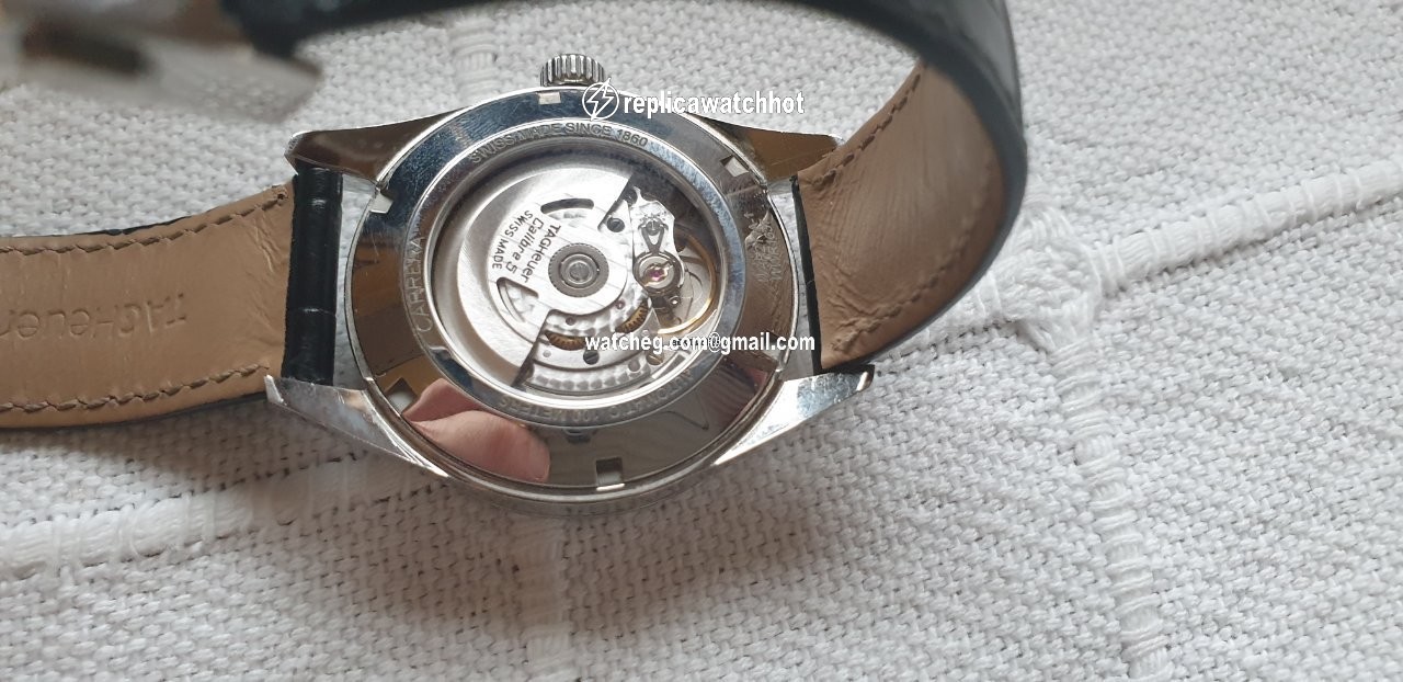 TAG Heuer Carrera Calibre 5 Mens watch Unisex Automatic Steel WAR211A.BA0782 4