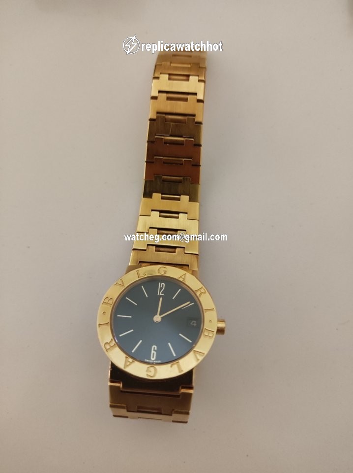 Bulgari Mens watch Unisex Quartz Yellow gold F 66592 4