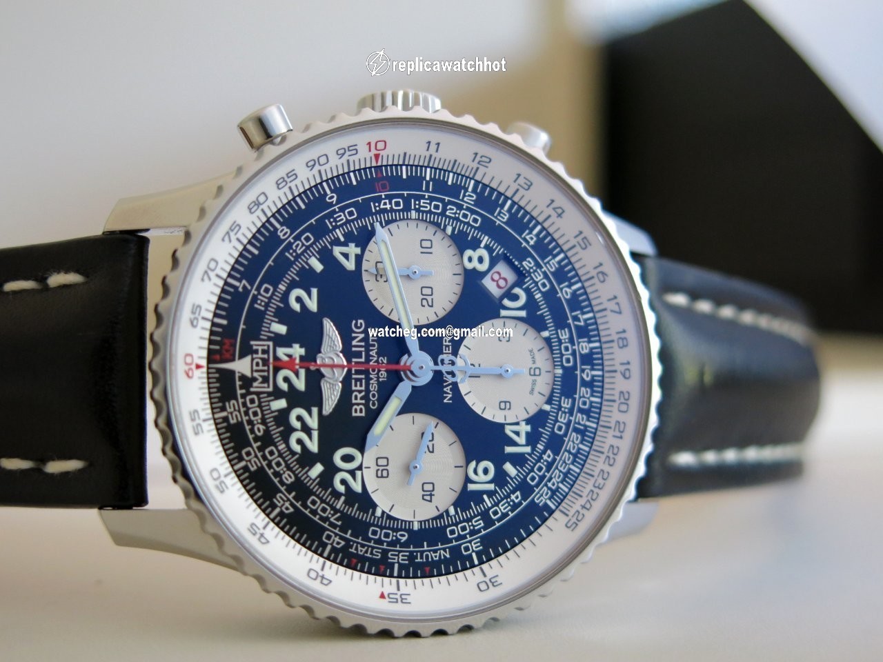 Breitling Navitimer Cosmonaute Mens watch Unisex Manual winding Steel AB021012.BB59.435X.A20BA.1 4