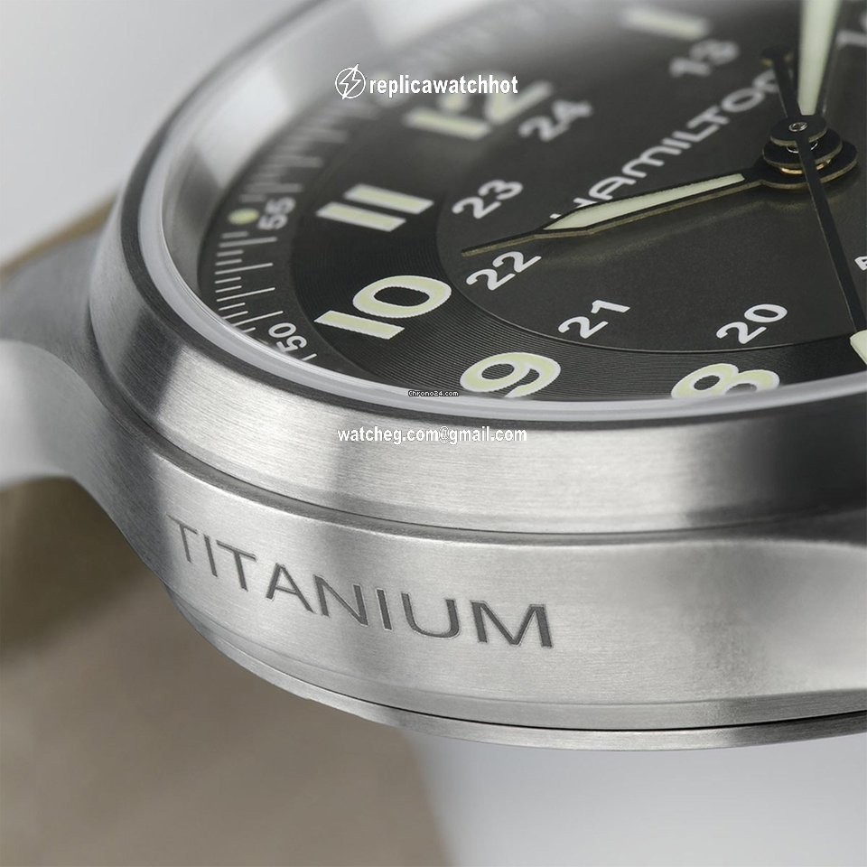 Hamilton Khaki Field Titanium Mens watch Unisex Automatic Titanium H70545550 4