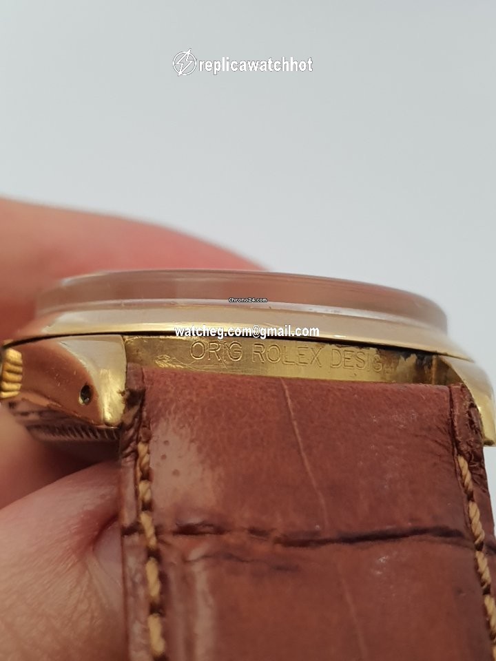 Rolex Oyster Perpetual Date Mens watch Unisex Gold Steel Automatic 1550 4